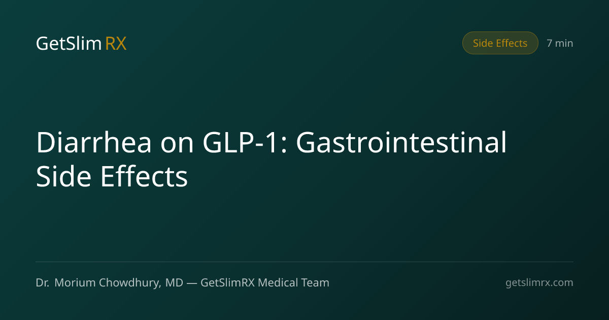 Diarrhea on GLP-1: Gastrointestinal Side Effects | GetSlimRX